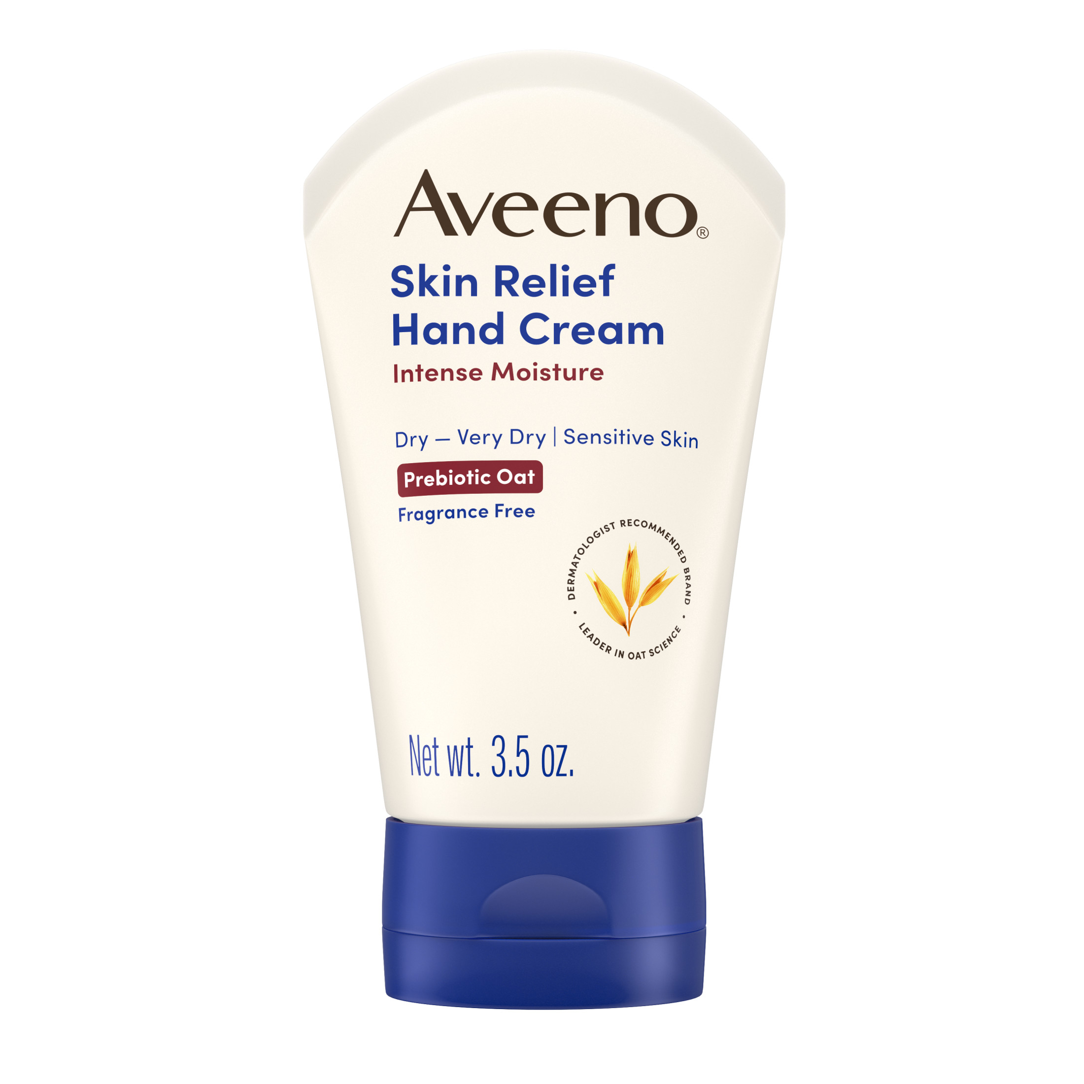 Aveeno Skin Relief Intense Moisture Hand Cream, Prebiotic Oat, 3.5 oz