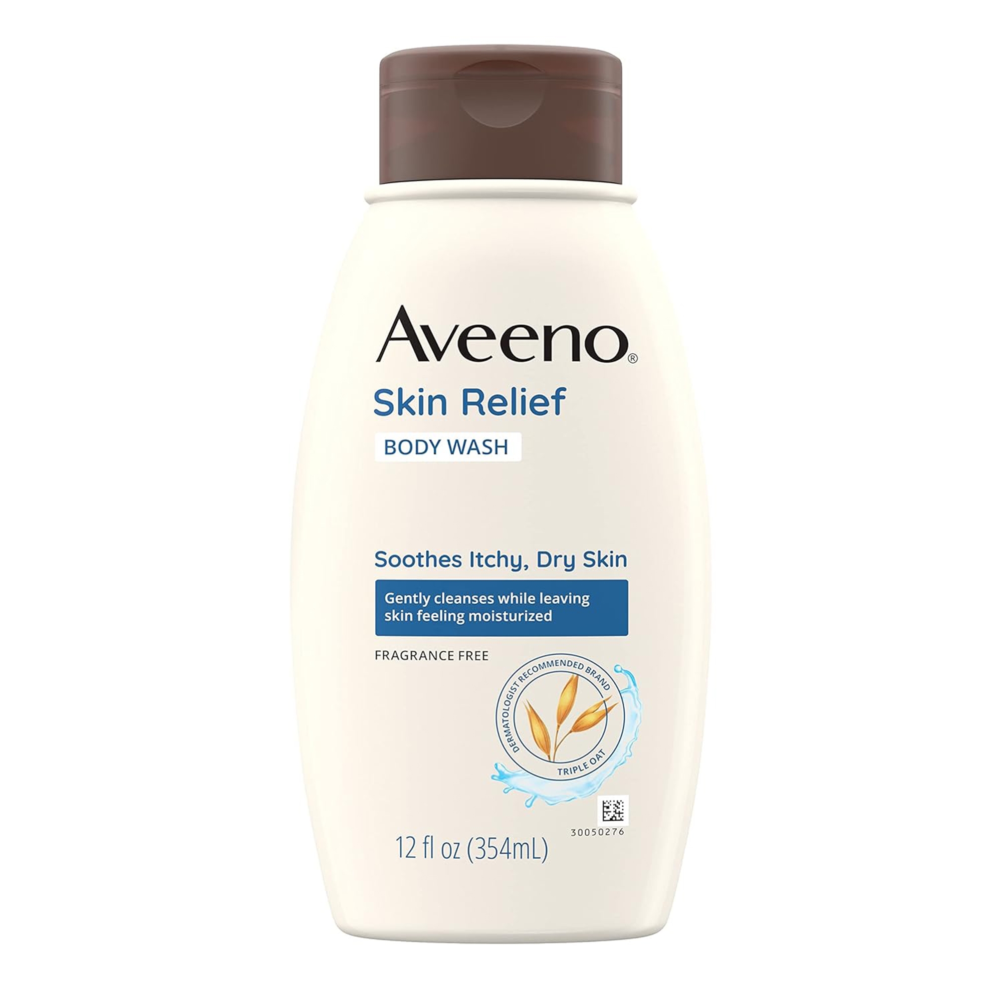 Aveeno Skin Relief Liquid Body Wash Bottle Unscented 12 oz. 111702900 1 Ct