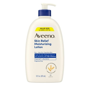 Aveeno Skin Relief Moisturizing Body Lotion, Value Size, 33 Fl oz