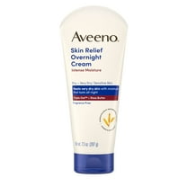 Aveeno Skin Relief Overnight Intense Moisture Cream, Unscented, 7.3 oz