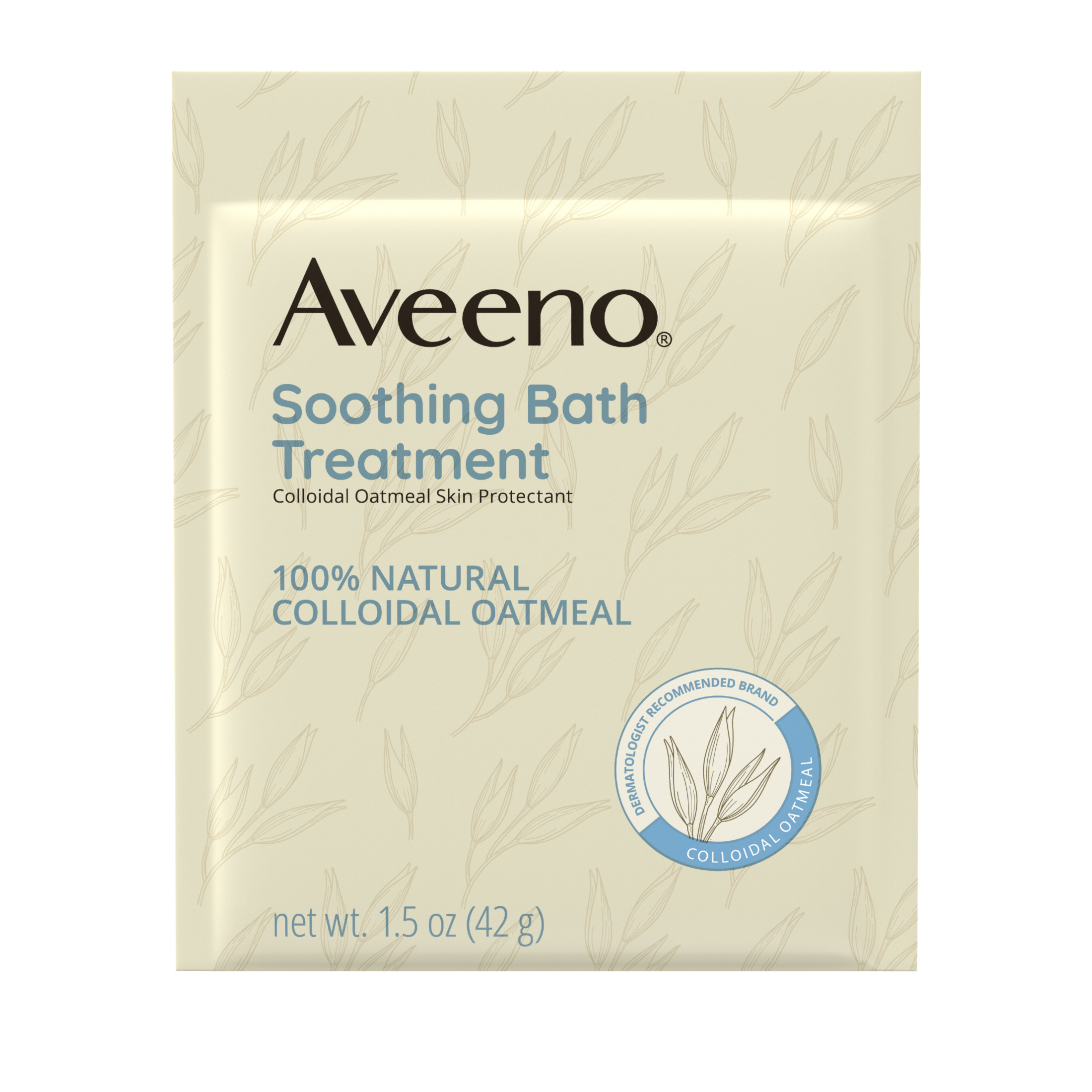 Aveeno Soothing Bath Soak for Eczema, Natural Colloidal Oatmeal, 8 Ct. - image 1 of 11