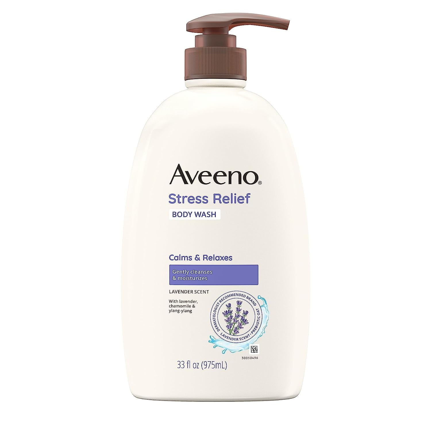 Aveeno Stress Relief Body Wash with Soothing Oat & Lavender Scent for ...