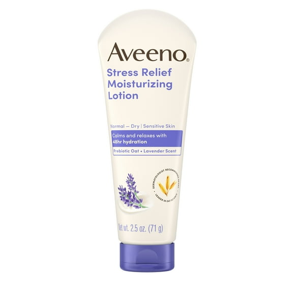 Aveeno Stress Relief Moisturizing Lotion, Lavender Scent, 2.5 fl. oz