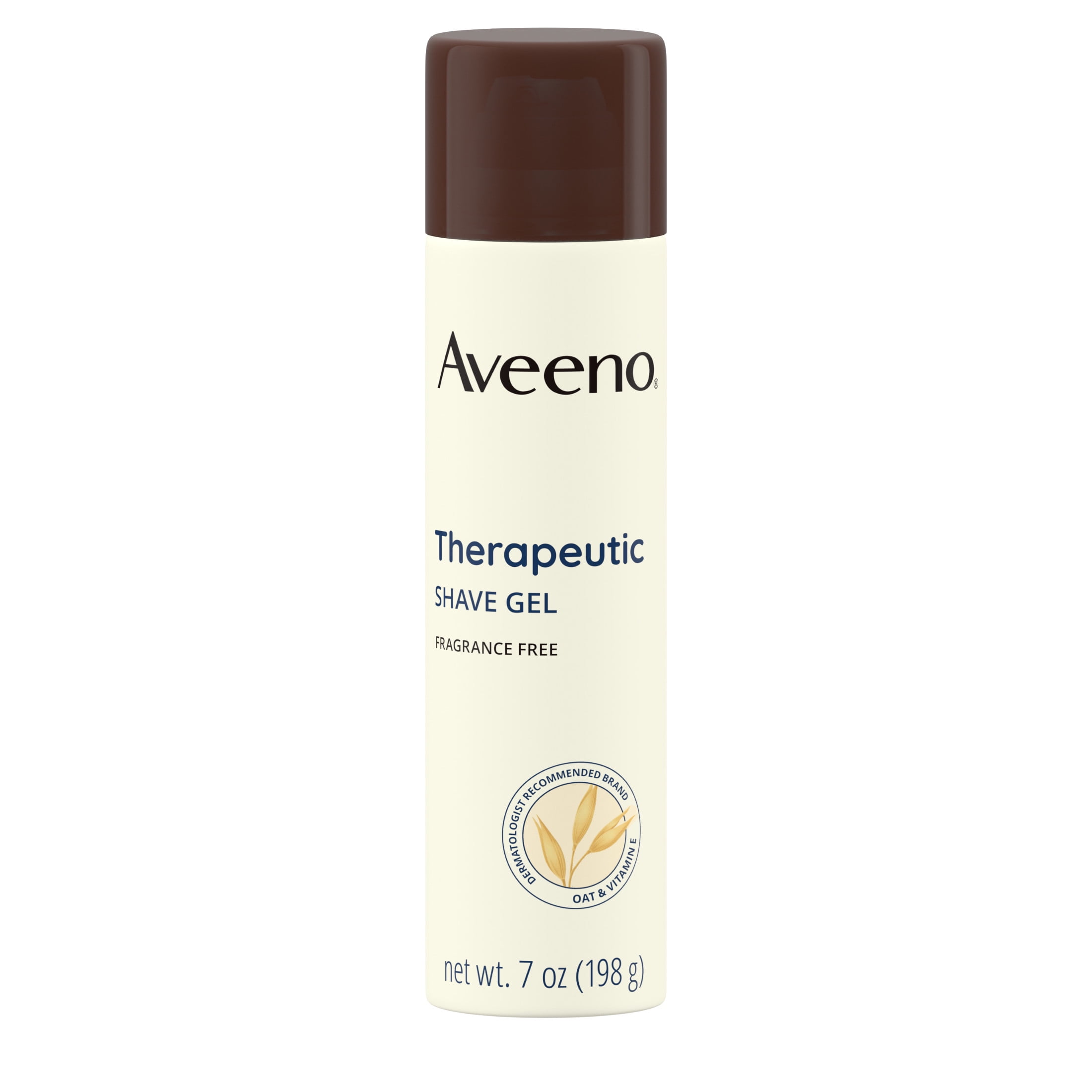 Aveeno Therapeutic Shave Gel for Dry Skin with Oat & Vitamin E, Shaving Cream for Men and Women