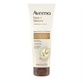 thumbnail image 1 of Aveeno Tone + Texture Renewing Body Scrub, Exfoliating Wash to Reveal Smoother Skin and a More Even Tone, Prebiotic Oat Formula for Sensitive Skin, Fragrance-Free, 8 oz, White, 1 of 4