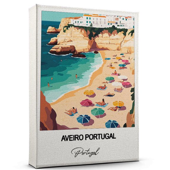 Aveiro Portugal Travel Wall Canvas – Elegant and Cultural Art Print Portugal Canvas Print – Ideal Gift for Travel Lovers