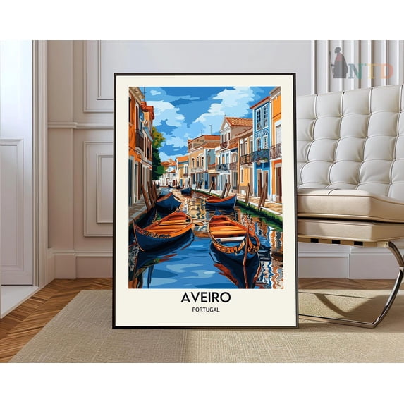 Aveiro Print, Aveiro Wall Art, Aveiro Poster, Aveiro Photo, Aveiro Poster Print, Aveiro Travel Poster, Aveiro Portugal Poster, Aveiro City Wall Art, Modern Wall Decor, 8x12 UNFRAMED