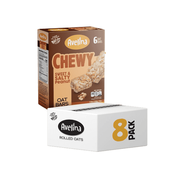 Avelina Chewy Bar Sweet 6 Salty Peanut - 6 x 0.9oz