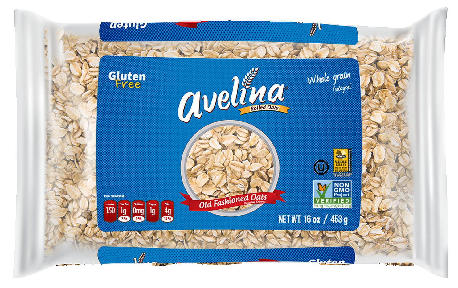 Avelina Oldfashioned Oatmeal 16 Oz/453gr Overnights Oats/Certification