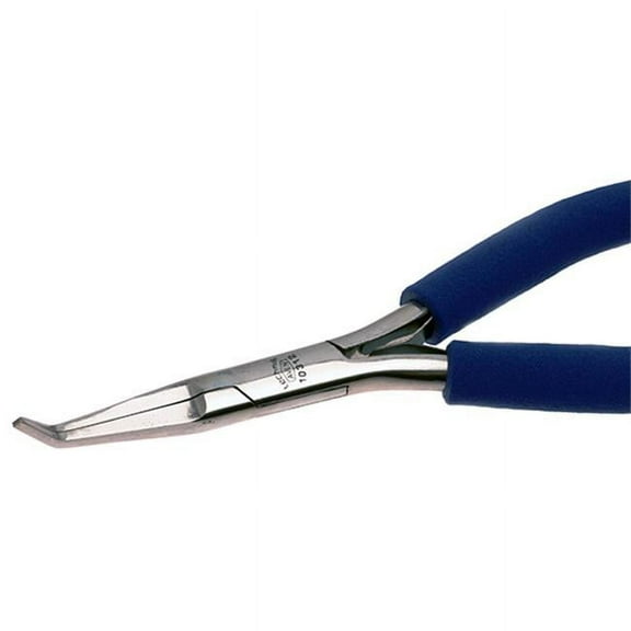 Aven 10312 Smooth Jaws Bent Nose Pliers - 5 Inch