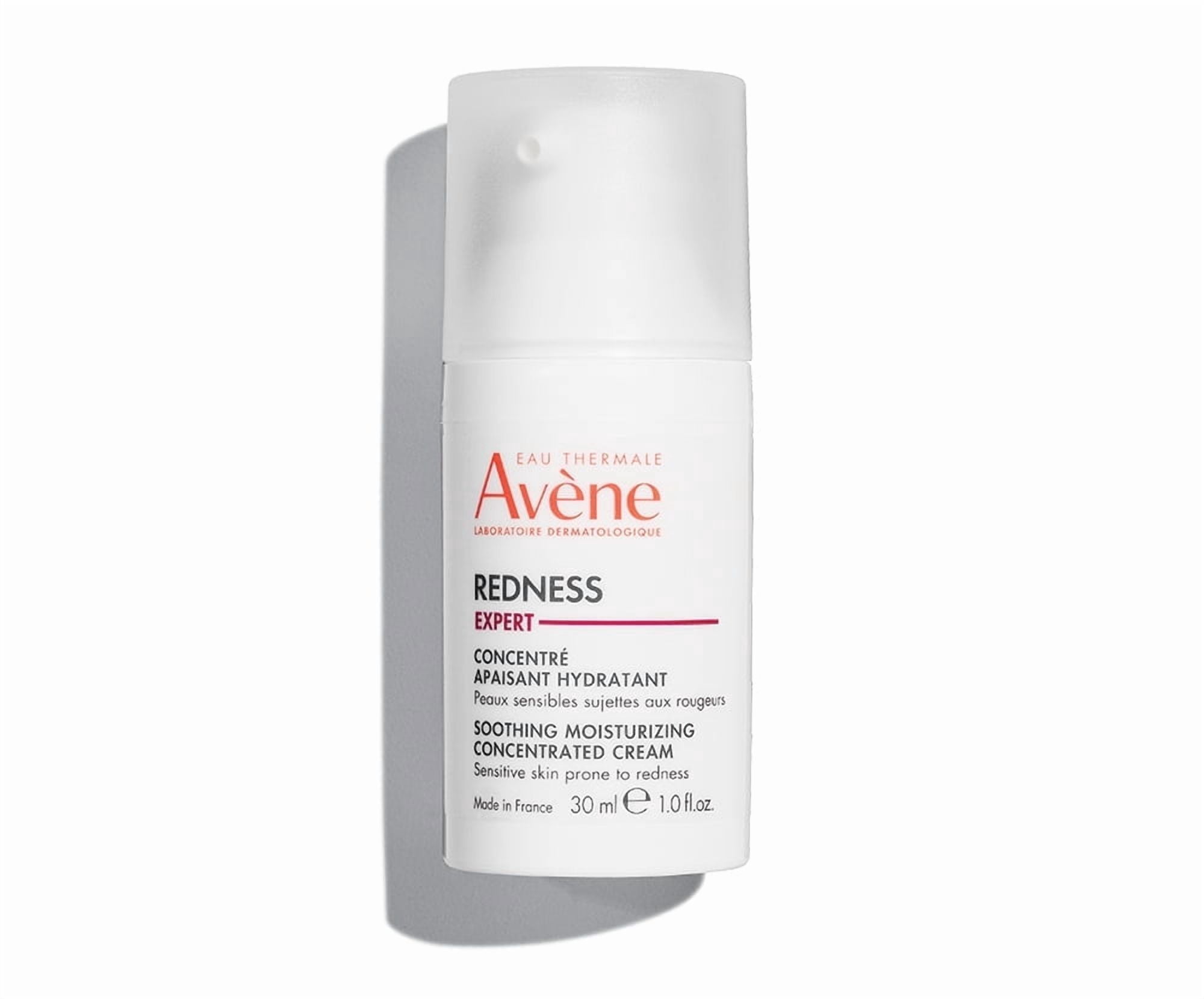Avene Redness Expert Soothing Moisturizing Concentrated Cream - Helps Reduce Visible Redness - 24 Hour Hydration, 1.0 fl oz