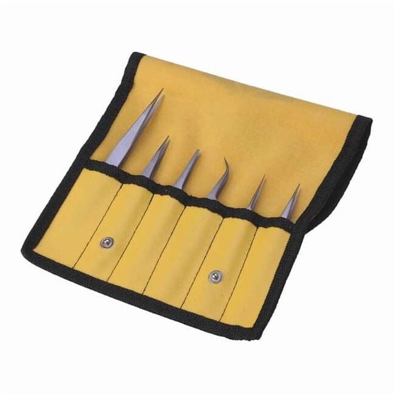 Titanium Tweezers Set,6 Pc 18480TT