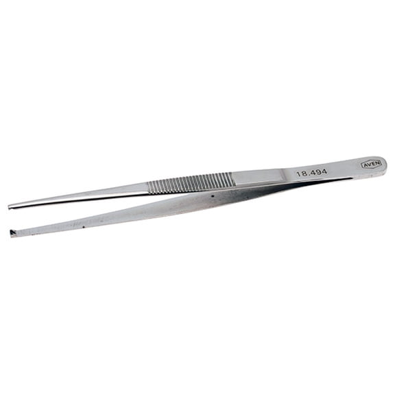 Aven 18494 General Purpose Toothed Tweezers - 5.5 Inch