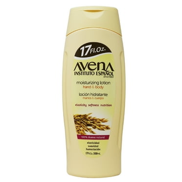 Avena Instituto Español Moisturizing Hand and Body Lotion, Softens, Nourishes Your Skin, All Skin Types, 17 Fl Oz