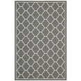thumbnail image 1 of Modway Avena 63x90.5" Moroccan Quatrefoil Trellis Fabric Area Rug in Gray/Beige, 1 of 9