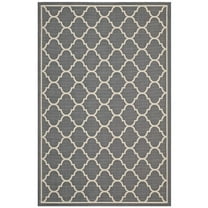 Avena Moroccan Quatrefoil Trellis 5x8 Indoor and Outdoor Area Rug R-1137B-58