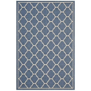 Avena Moroccan Quatrefoil Trellis 8x10 Indoor and Outdoor Area Rug R-1137A-810
