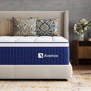 Avenco 10 Inch Twin Mattress, Twin Size Hybrid Mattress with Gel Memory Foam and SmartS Coil Pocket Springs, Motion Isolation & Enhanced Support, Mattresses in a Box, CertiPUR-US Certified