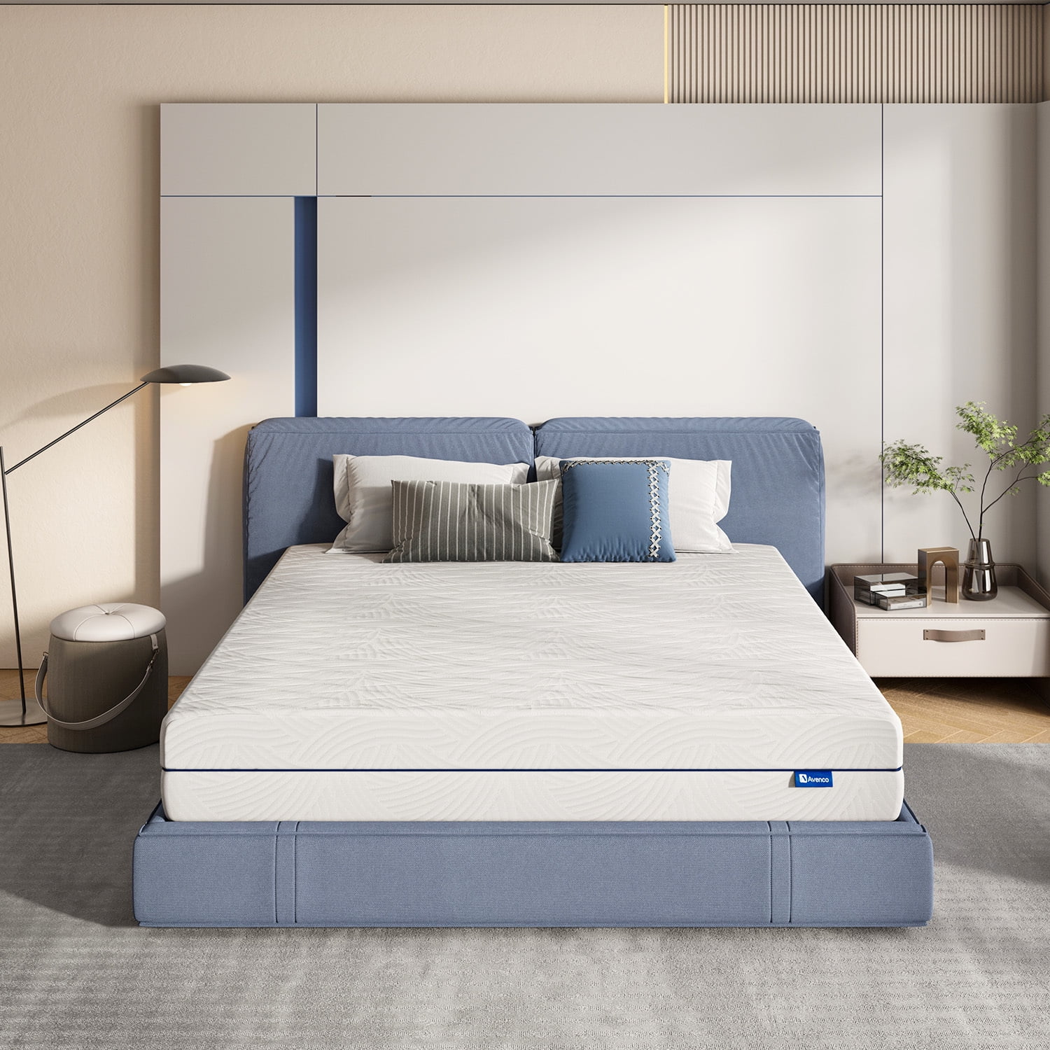 Avenco 8 inch Gel Memory Foam Mattress in a Box, Twin Size Mattresses, Teen