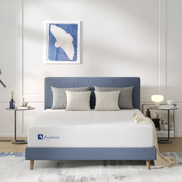 Avenco Airsail 14" Memory Foam Strong Supportive Firm Mattress in a Box, King Size