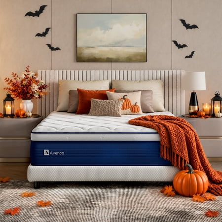 Avenco Airsea 14"Full Size Medium Firm Support Hybrid Mattress, Motion Isolation&Preesure Relif, CertiPUR-US