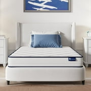 Avenco Breezure Pocket Spring Hybrid Twin Size Mattress 6 inch Motion Isolation Mattresses in a Box,Medium Firm
