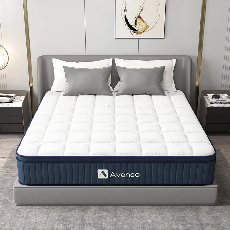 12 inch Memory Foam and Spring Hybrid Full Size Mattress