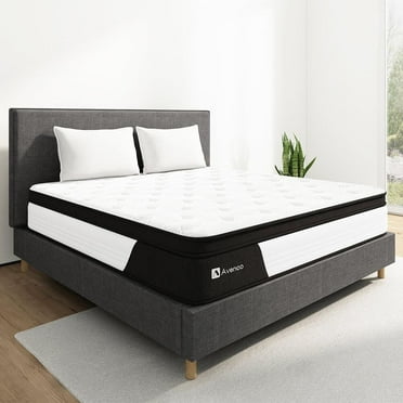 Avenco Dreamy 12" Medium Firm Hybrid Mattress, Queen Size