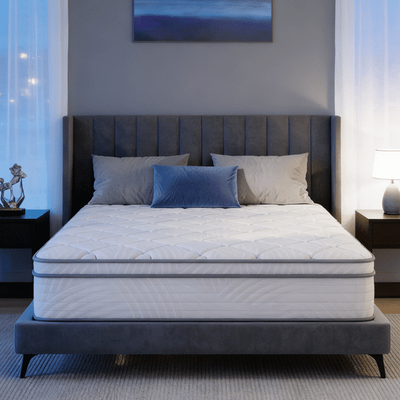 Avenco King Size Hybrid Mattress 10 inch Bed in a Box, Medium Firm