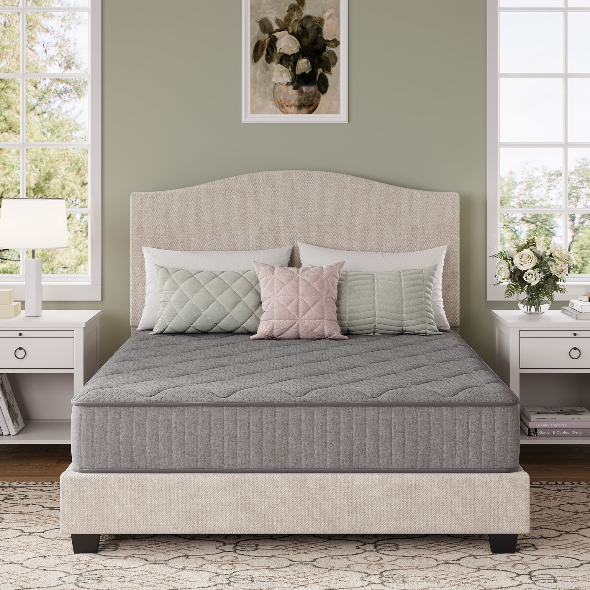 Avenco Noxa 10" Medium Memory Foam Hybrid Pocket Spring Mattress, King Size
