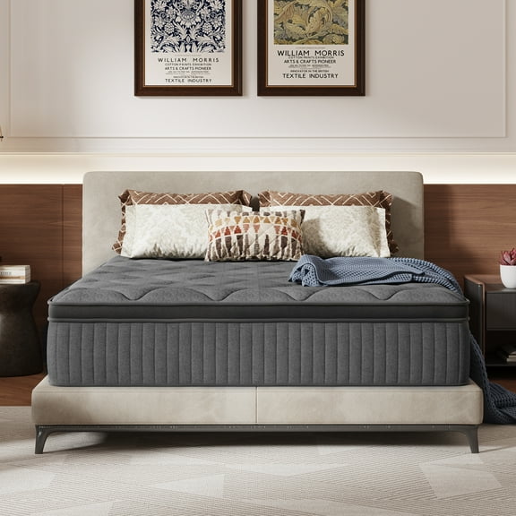 Avenco Noxa 12" Medium Memory Foam Hybrid Pocket Spring Mattress, Full Size