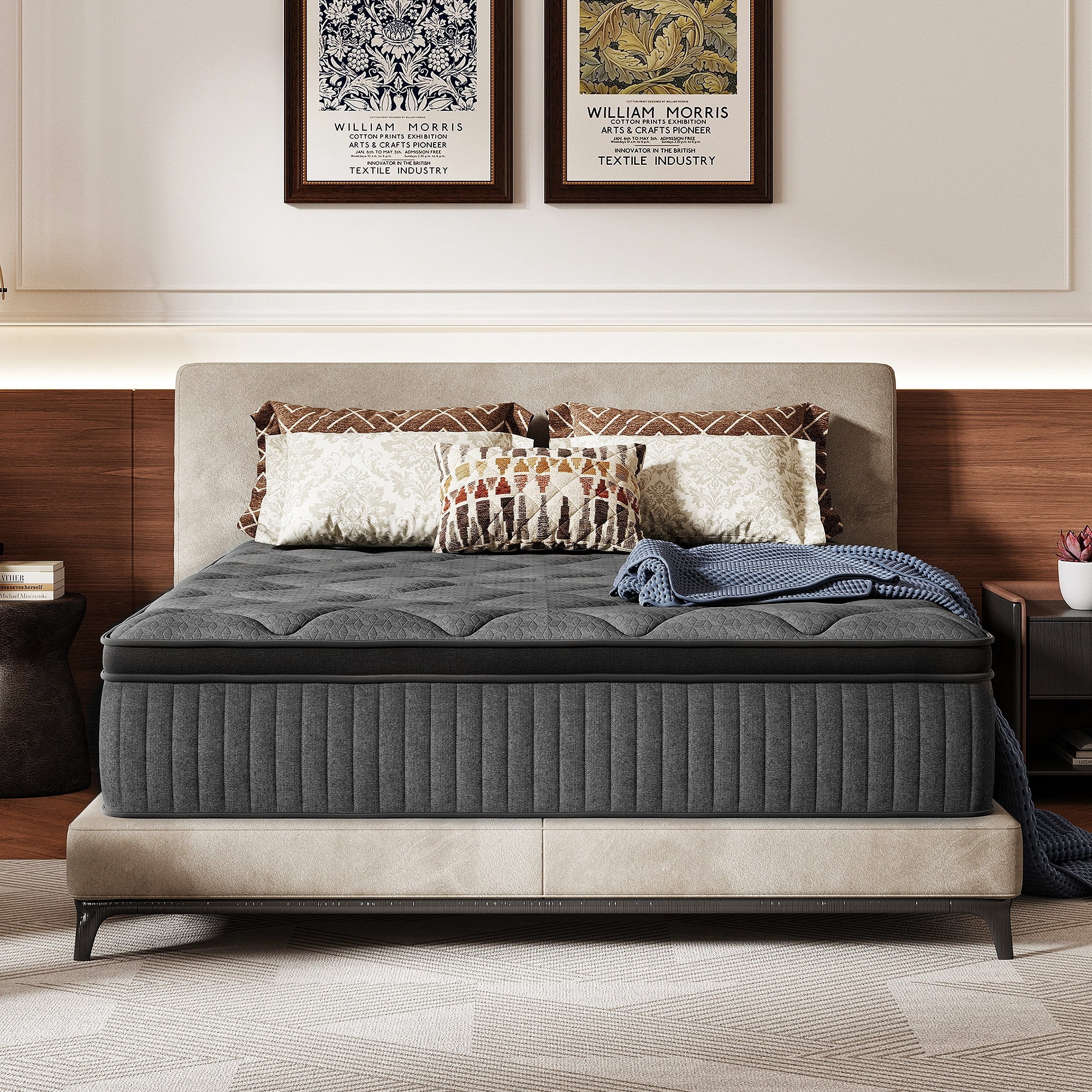 Avenco Noxa 12" Medium Memory Foam Hybrid Pocket Spring Mattress, Full Size