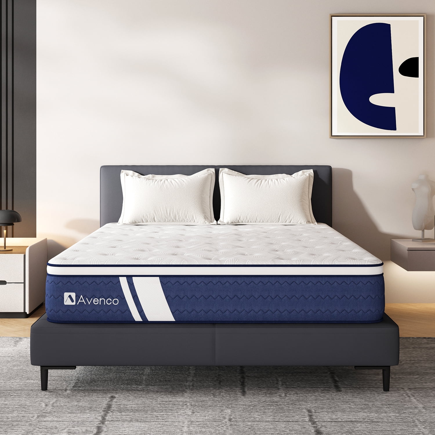 Avenco Phantomess 12" Adult Gel Memory Foam and Pocket Spring Hybrid