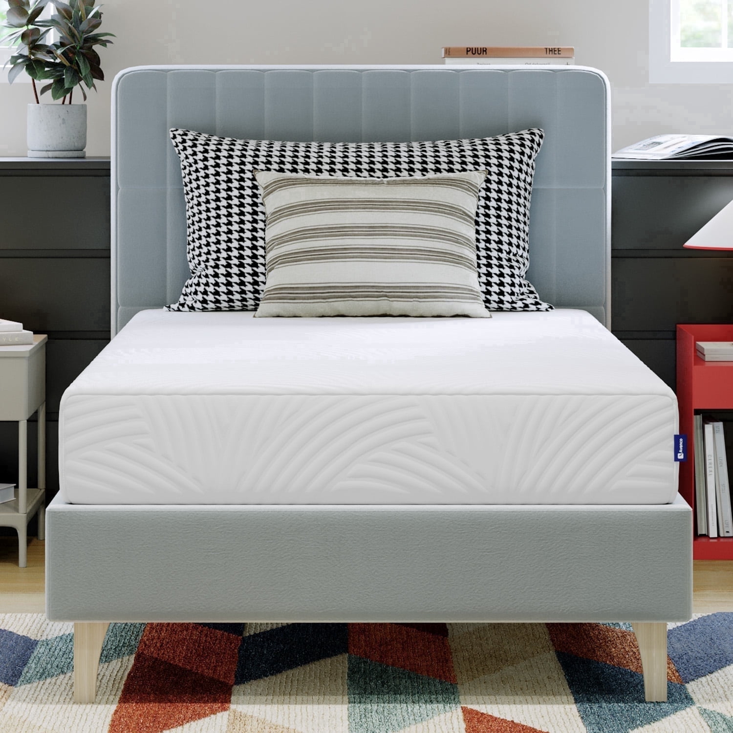 Avenco Universe 8" Twin Size Adult Gel Infused Memory Foam Cooling Comfort Mattress in a Box