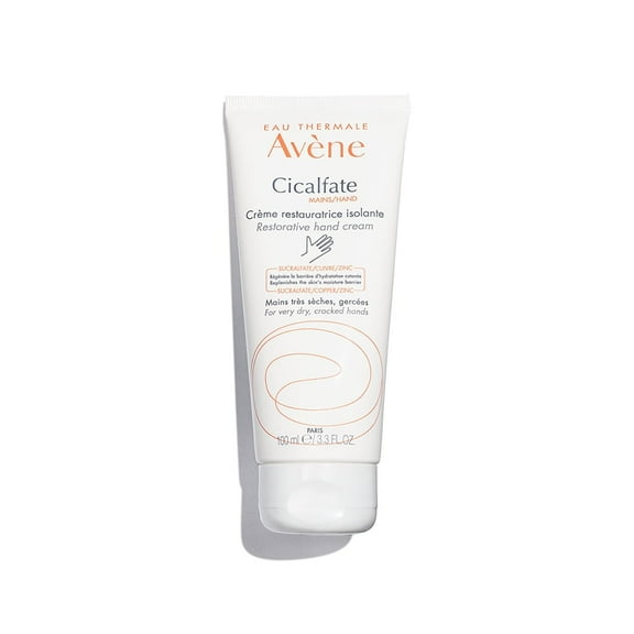 Avene Cicalfate HAND Restorative Hand Cream - Restore Dry Cracked Skin - Relieve Redness, 3.3 fl oz