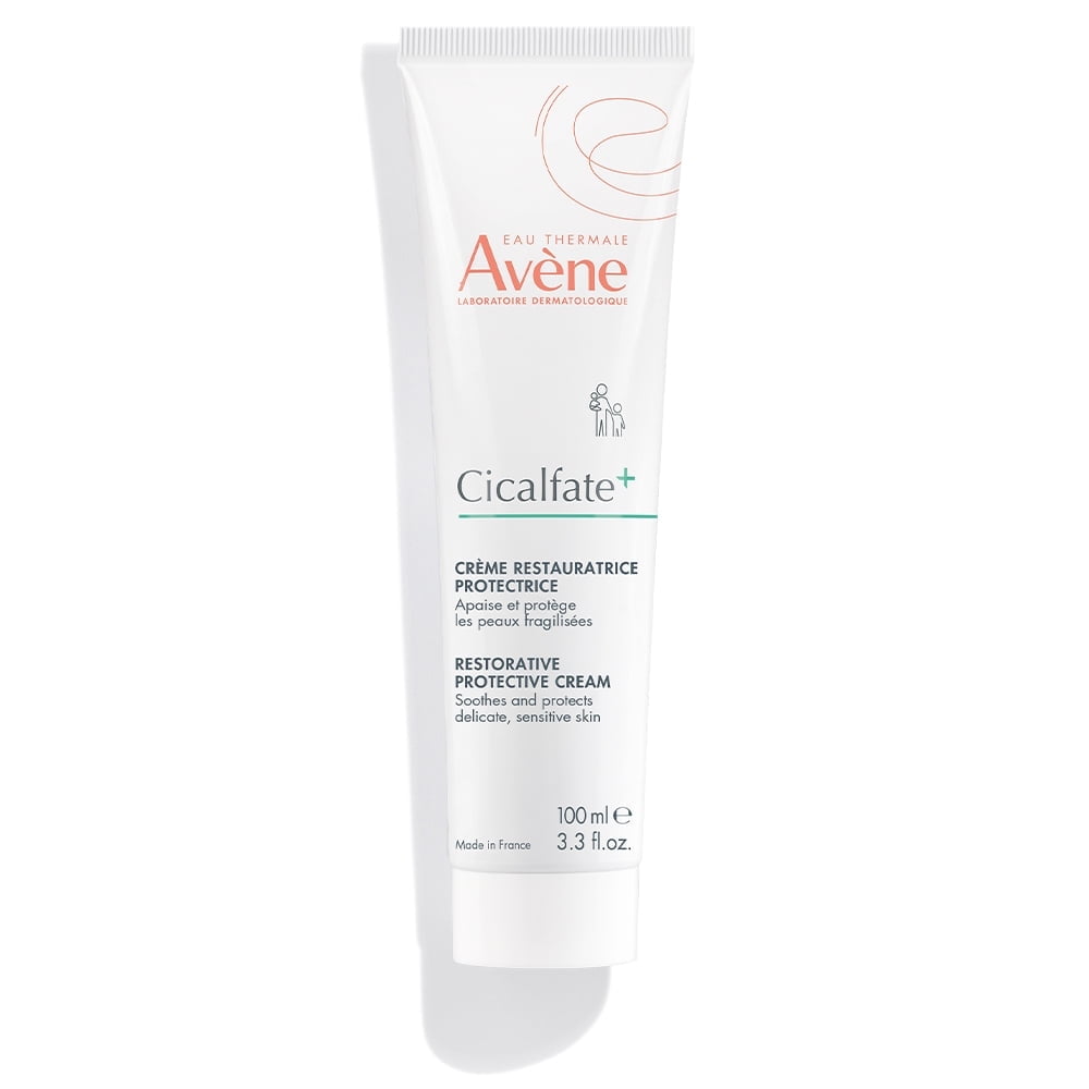 Avene Cicalfate+ Restorative Protective Cream - Face Cream for Sensitive Skin - Helps Restore Skin Barrier, 3.3 fl oz