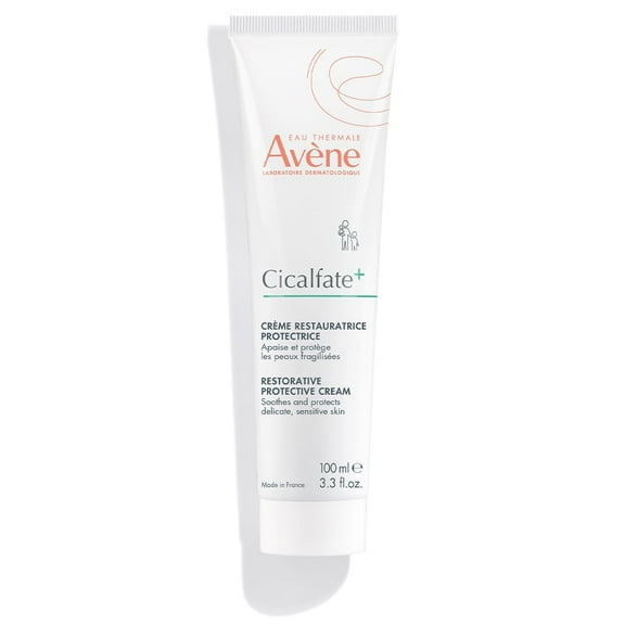 Avene Cicalfate+ Restorative Protective Cream - Face Cream for Sensitive Skin - Helps Restore Skin Barrier, 3.3 fl oz