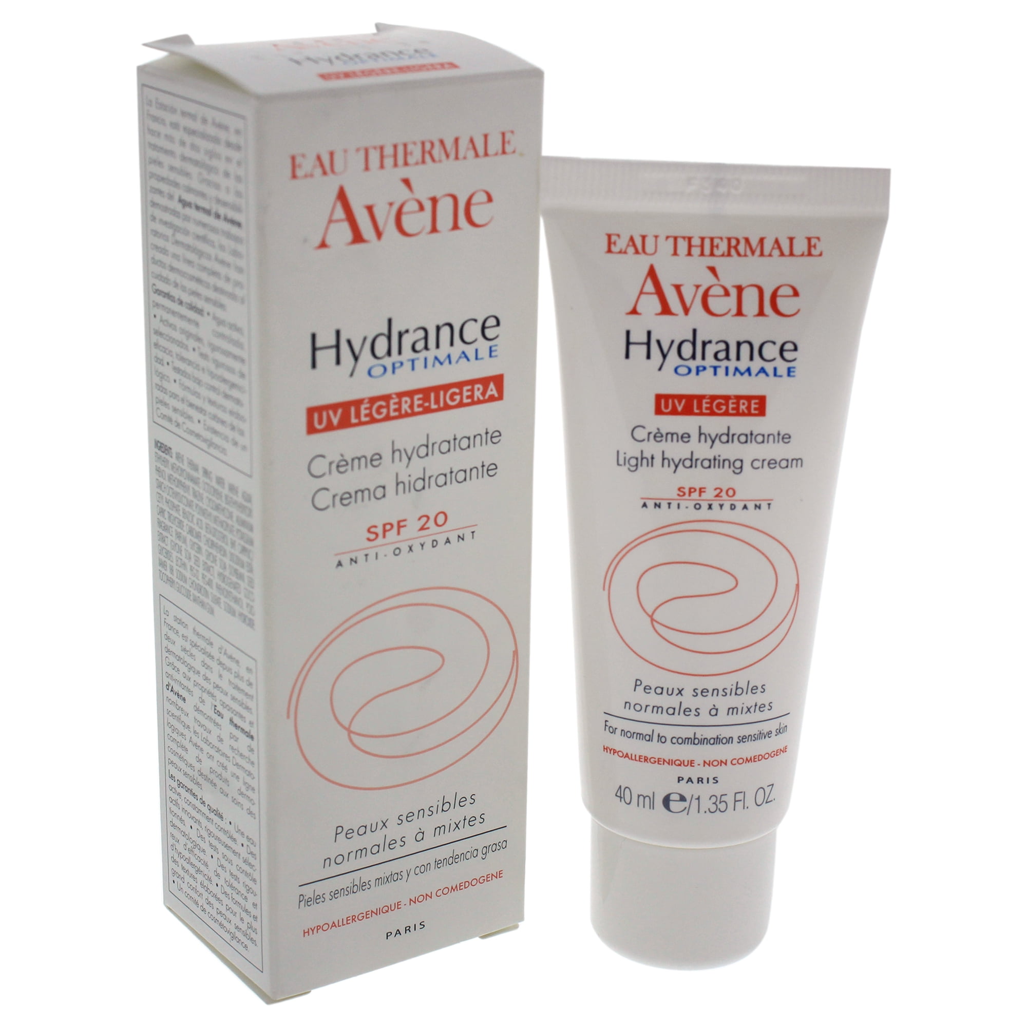 Avene Eau Thermale Hydrance Optimale Cream SPF 20, 1.35 Oz
