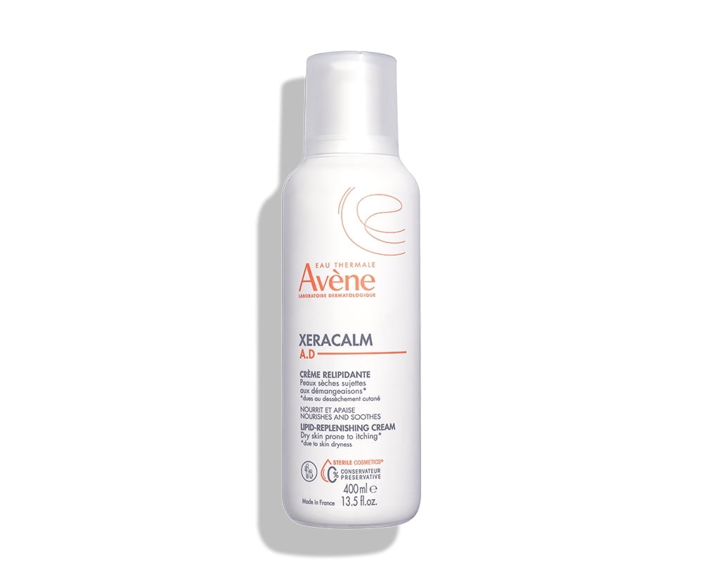 Avene XeraCalm A.D Lipid-Replenishing Cream - For Dry Skin Prone to Atopic Dermatitis or Itching, 13.5 fl oz