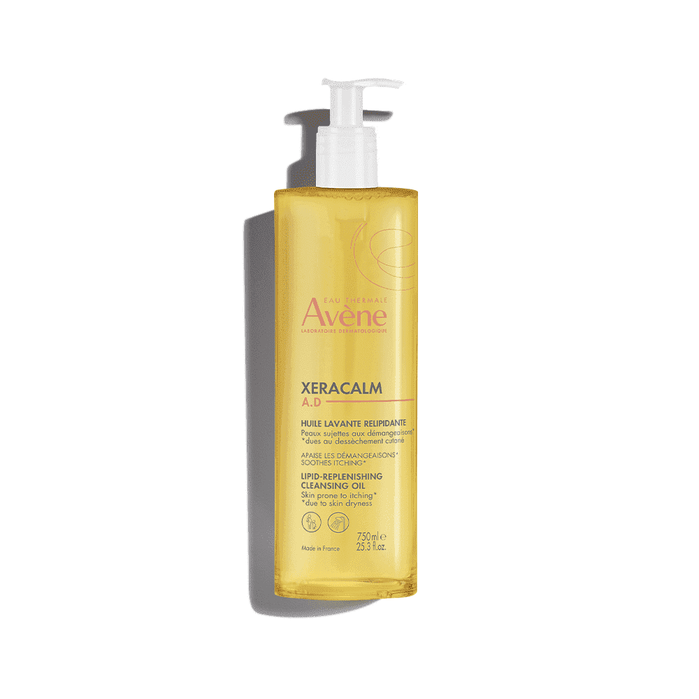 Avene XeraCalm A.D Lipid-Replenishing Cleansing Oil, 25.3 fl oz