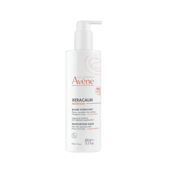 Avene XeraCalm NUTRITION Moisturizing Balm - Nourishing Balm for Face & Body - For Dryness, Tightness and Flakiness, 13.5 fl oz