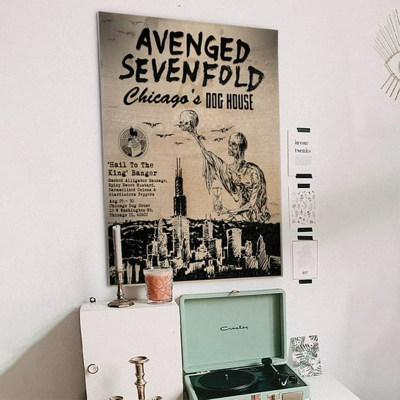 Avenged Sevenfold Chicago IL On August 29-30 2025 Tour Poster Size 24''x36'' - Postora