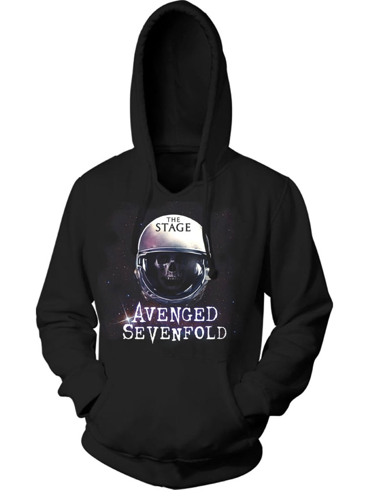 Avenged Sevenfold Men s AVS Spacehelmet P O Hoodie Hooded