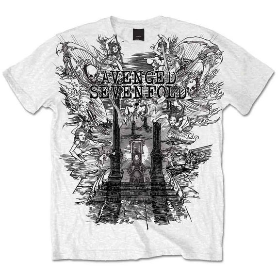 Avenged Sevenfold Unisex T-Shirt: Land of Cain (Large)
