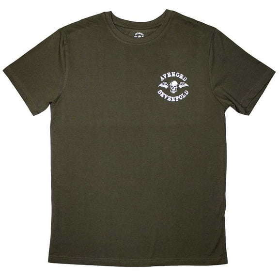 Avenged Sevenfold Unisex T-Shirt: Mini Classic Deathbat (Small)