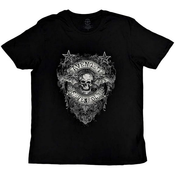 Avenged Sevenfold Unisex T-Shirt Stars Flourish (Large)