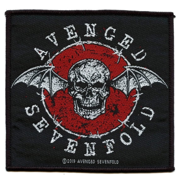 Avenged Sevenfold distressed skull patch