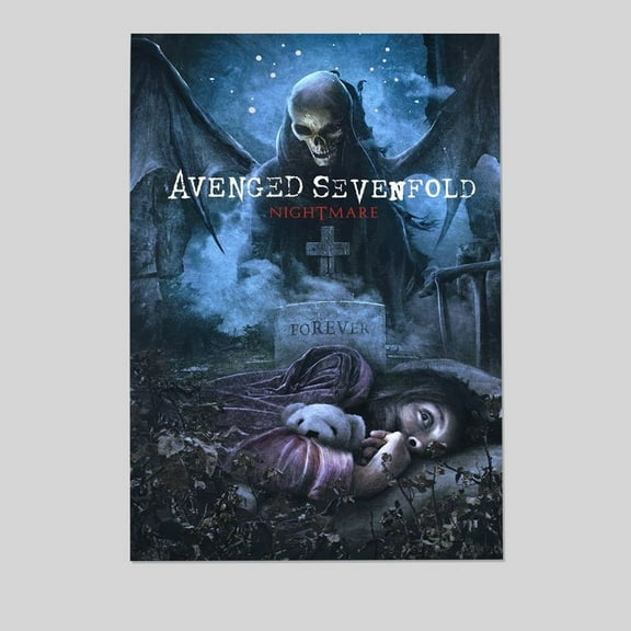 Avenged Tapestry Sevenfold Banner Art Music Nightmares Album Poster Size 24''x36'' - Postora