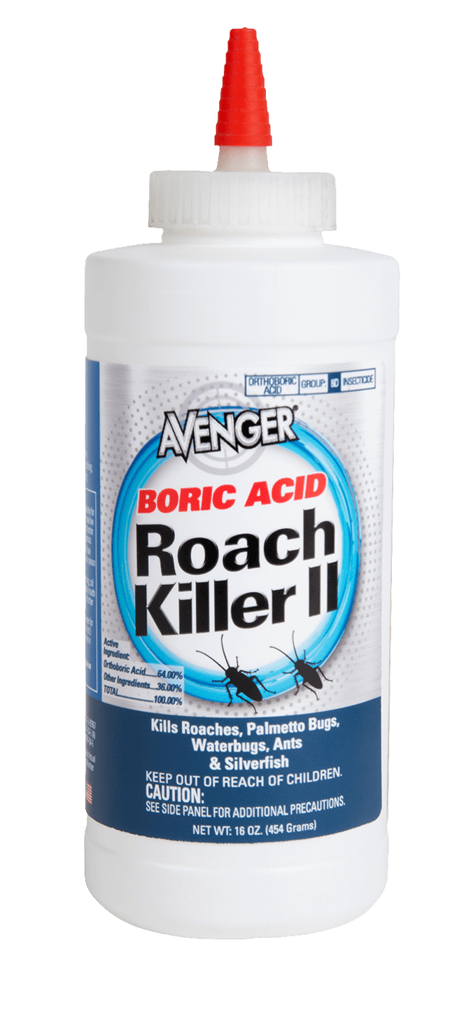 Avenger Boric Acid Roach Powder Killer II, 16 oz