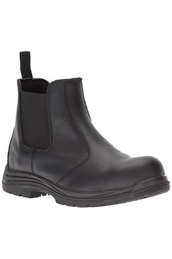 FSI FOOTWEAR SPECIALTIES INTERNATIONAL NAUTILUS Avenger Men's Foreman Composite Toe EH Romeo Slip-On Work Boots Black - A7408